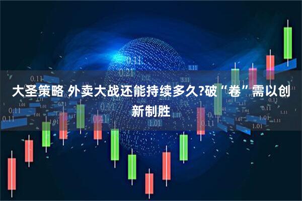 大圣策略 外卖大战还能持续多久?破“卷”需以创新制胜